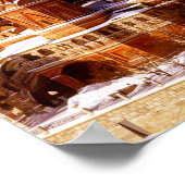 Rusland hoofdstad Moskou Kremlin Poster (Hoek)