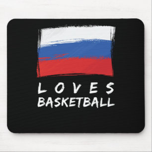 Rusland houdt van basketbal muismat