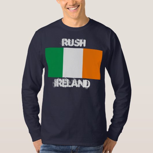 Rusland, Ierland met Ierse vlag T-shirt (Voorkant)