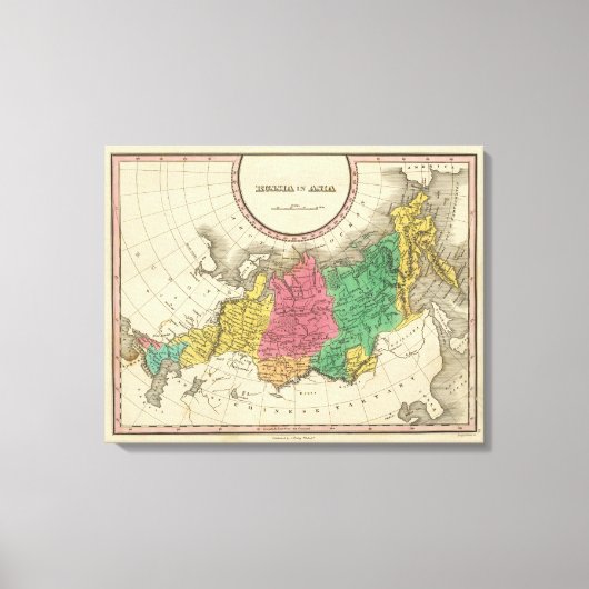 Rusland in Azië Canvas Afdruk (Voorkant)