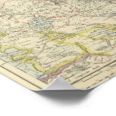 Rusland in Azië Poster (Hoek)