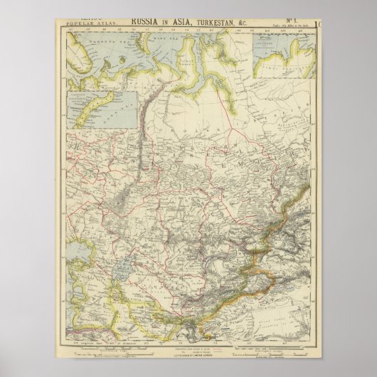 Rusland in Azië Poster (Voorkant)