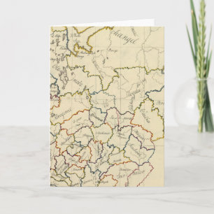 Rusland in Europa 3 Feestdagen Kaart