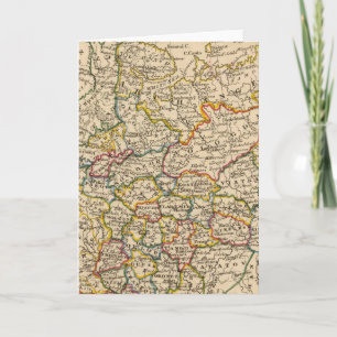 Rusland in Europa Feestdagen Kaart