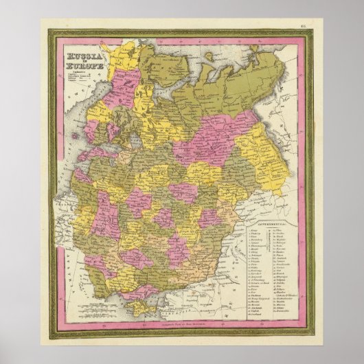 Rusland in Europa Poster (Voorkant)