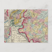 Rusland in Europa, Zweden en Noorwegen Briefkaart (Voorkant)