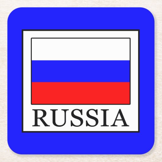 Rusland Kartonnen Onderzetters (Voorkant)