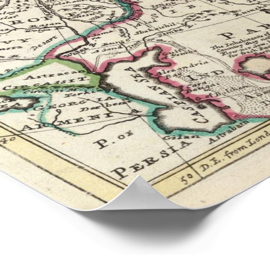 Rusland, Kazachstan, Azië Poster (Hoek)