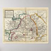 Rusland, Kazachstan, Azië Poster (Voorkant)