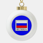 Rusland Keramische Bal Ornament (Voorkant)