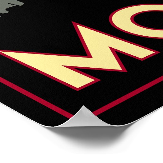 rusland kremlin art deco retro poster (Hoek)