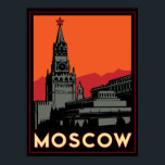 rusland kremlin art deco retro poster<br><div class="desc"></div>
