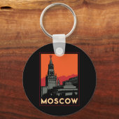 rusland kremlin art deco retro sleutelhanger (Voorkant)