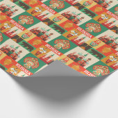Rusland leek cadeaupapier (Hoek)