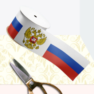 Rusland lint, embleem, patriottische, Russische vl Satijnen Lint