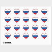 Rusland Love Ronde Sticker (Vel)