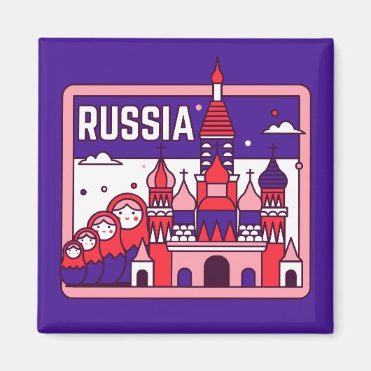 Rusland Magneet (Voorkant)