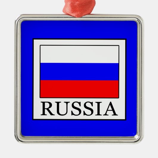 Rusland Metalen Ornament (Voorkant)