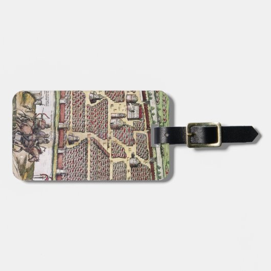 RUSLAND: MOSCOW, 1591 BAGAGELABEL (Voorkant horizontaal)