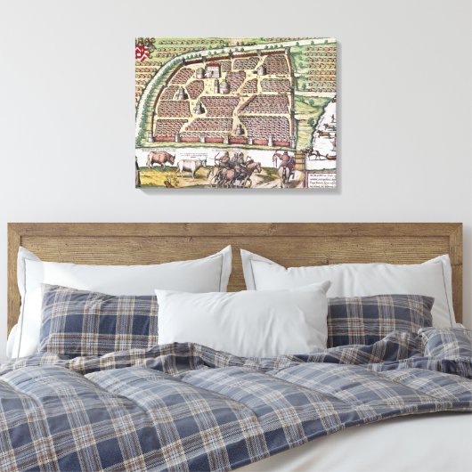 RUSLAND: MOSCOW, 1591 CANVAS AFDRUK (Insitu (Slaapkamer))