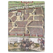 RUSLAND: MOSCOW, 1591 KLEMBORD (Achterkant)