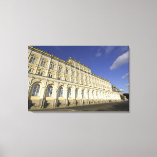 Rusland, Moskou, Kremlin, Het Grote Kremlin Canvas Afdruk