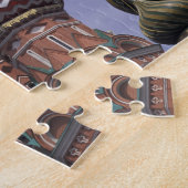 Rusland, Moskou, Rode Plein. beroemde uien van St. Legpuzzel (Zijkant)