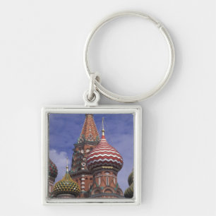 Rusland, Moskou, Rode Plein. beroemde uien van St. Sleutelhanger