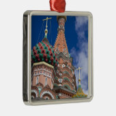 Rusland, Moskou, Rode Plein. Sint Basil's 5 Metalen Ornament (Rechts)