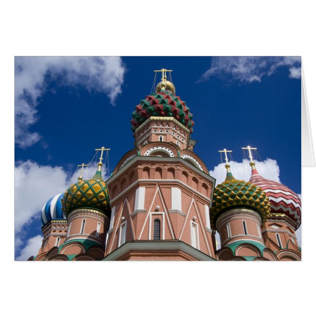 Rusland, Moskou, Rode Plein. St. Basilius 2 (Voorkant Horizontaal)