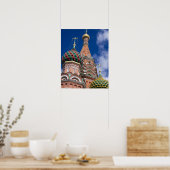 Rusland, Moskou, Rode Plein. St. Basilius 5 Poster (Keuken)