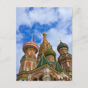 Rusland, Moskou, Rode Plein, St. Basilius Briefkaart