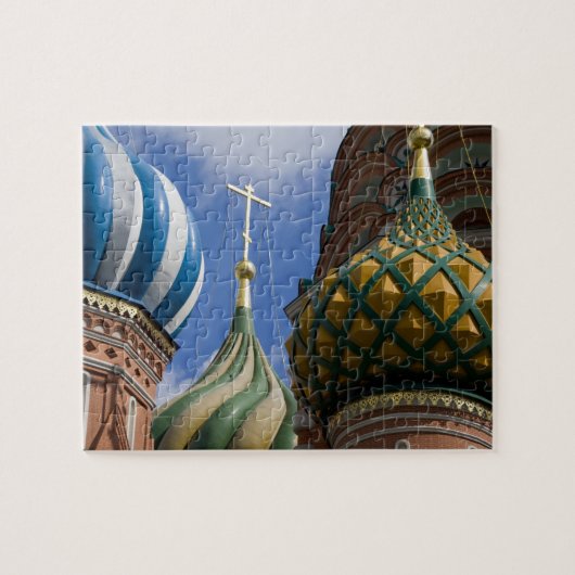 Rusland, Moskou, Rode Plein. St. Basilius Legpuzzel (Horizontaal)