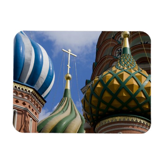 Rusland, Moskou, Rode Plein. St. Basilius Magneet (Horizontaal)