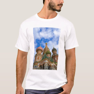 Rusland, Moskou, Rode Plein, St. Basilius T-shirt