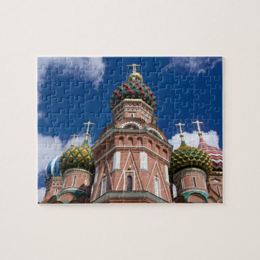 Rusland, Moskou, Rode Plein. St. Basil's 2 Legpuzzel (Horizontaal)