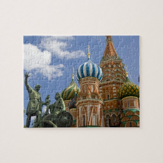 Rusland, Moskou, Rode Plein. St. Basil's 3 Legpuzzel (Horizontaal)