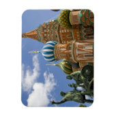 Rusland, Moskou, Rode Plein. St. Basil's 3 Magneet (Verticaal)