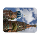 Rusland, Moskou, Rode Plein. St. Basil's 4 Magneet (Horizontaal)