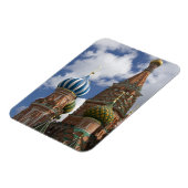 Rusland, Moskou, Rode Plein. St. Basil's 4 Magneet (Linkerzijde)
