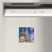 Rusland, Moskou, Rode Plein. St. Basil's 5 Magneet (Insitu (Vaatwasser))
