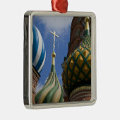 Rusland, Moskou, Rode Plein. St. Basil's Metalen Ornament (Rechts)