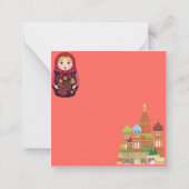 Rusland Notitiekaartje (Achterkant)