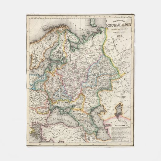 Rusland, Oekraïne Fleece Deken (Voorkant)