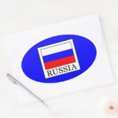 Rusland Ovale Sticker (Envelop)