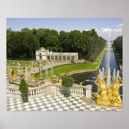 Rusland. Petrodvorets. Peterhof Palace. Peter the Poster (Voorkant)