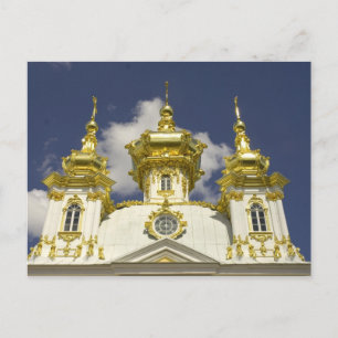 Rusland. Petrodvorets. Peterhof Paleis. Peter de 4 Briefkaart