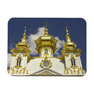 Rusland. Petrodvorets. Peterhof Paleis. Peter de 4 Magneet