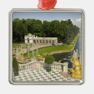 Rusland. Petrodvorets. Peterhof Paleis. Peter de Metalen Ornament