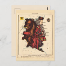 Rusland Pictorial kaarten Briefkaart